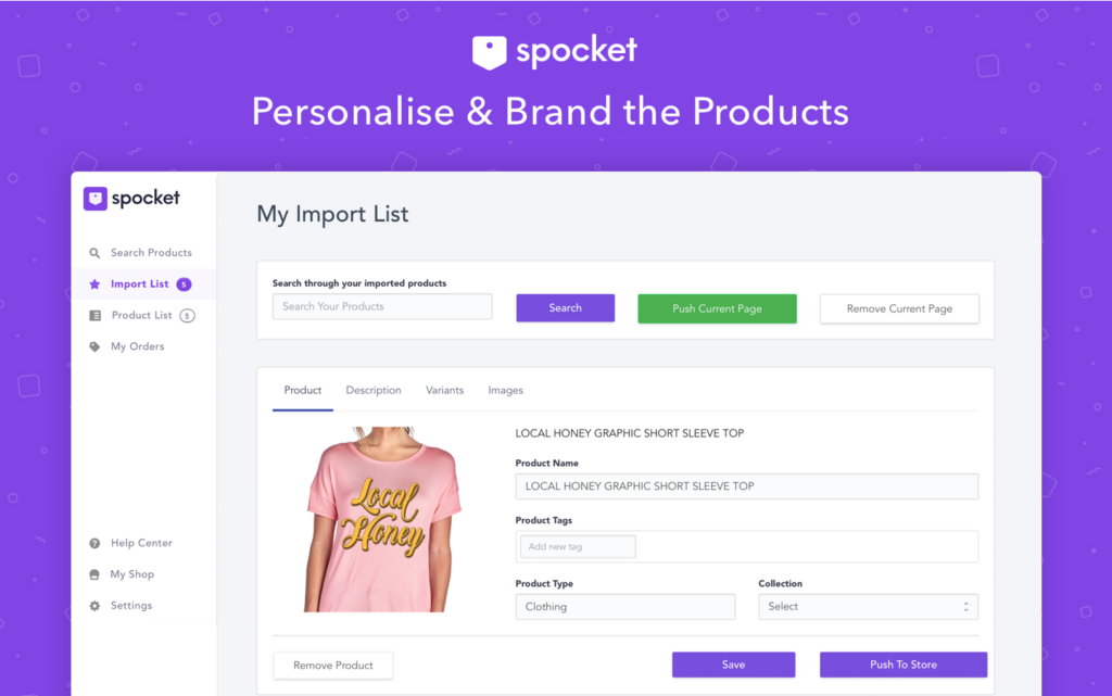Dropshipping with Spocket